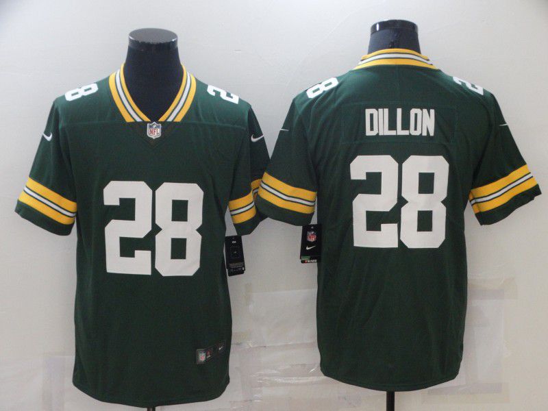 Men Green Bay Packers 28 Dillon Green Nike Vapor Untouchable Limited 2021 NFL Jersey